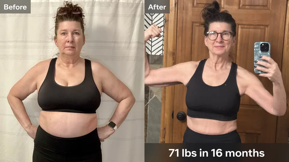 Colleen before and after