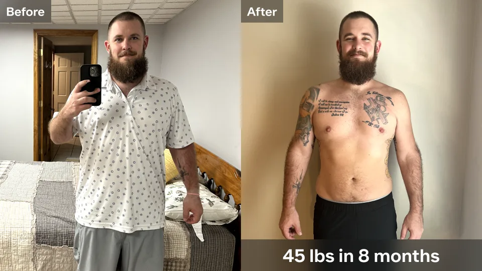 Josh before and after